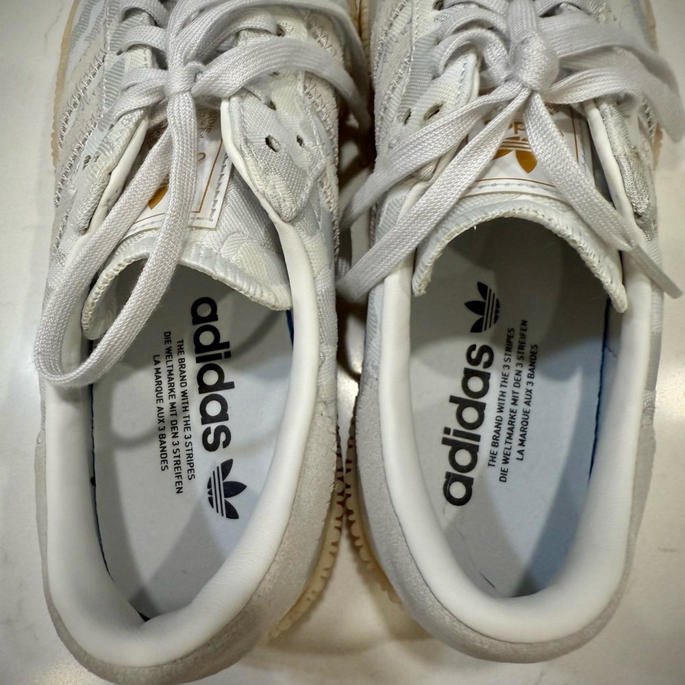 NWOT – Adidas Sambrose White Camo Platform Shoes – Size 8 - Picture 9 of 12